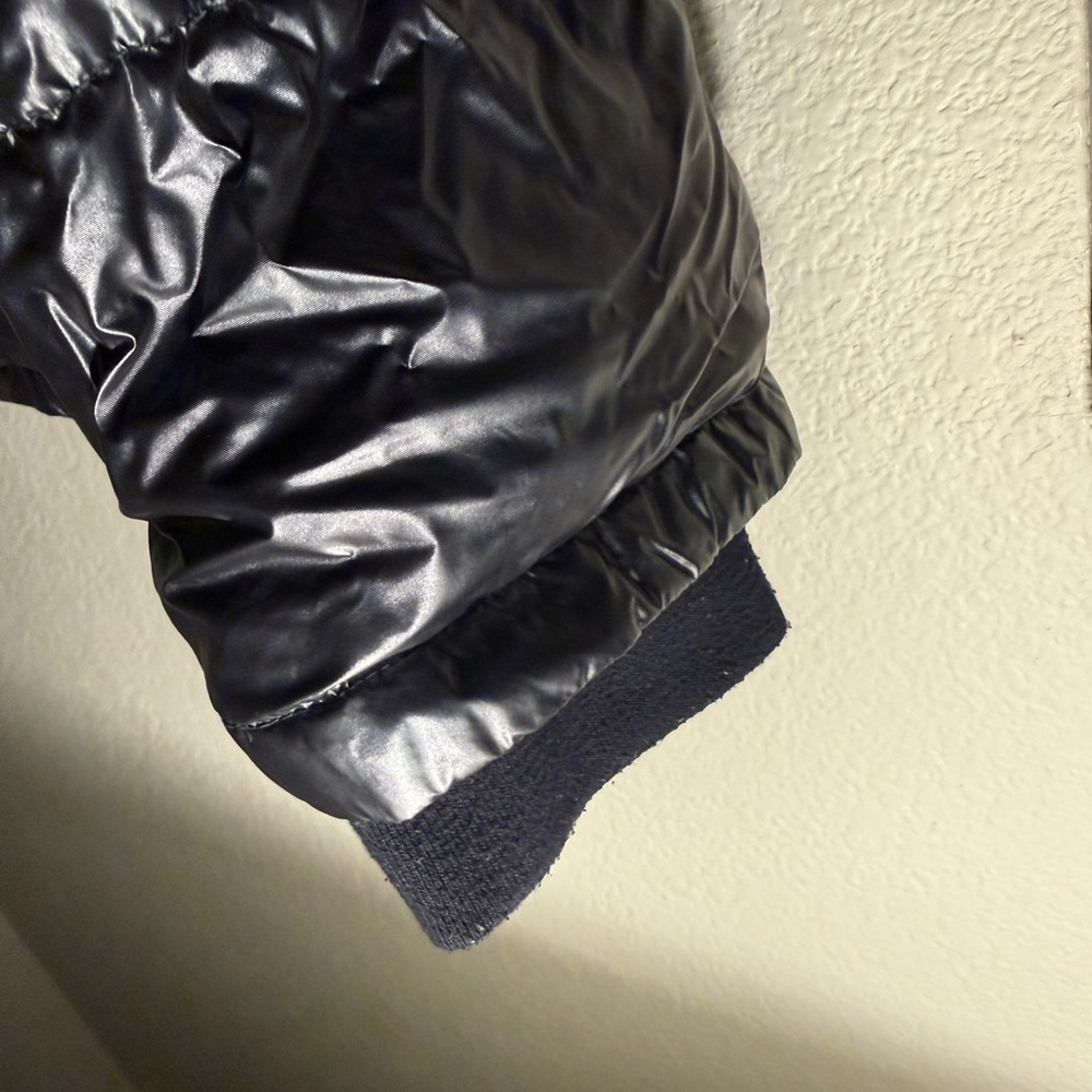 Tommy Hilfiger Men's Navy Pearlized Performance Hooded Puffer Jacket Size M - Picture 6 of 11